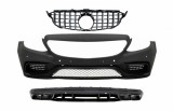 Bara Fata cu Difuzor si Grila Fara Camera Mercedes C-Class W205 S205 (2014-2018) C63 Design Performance AutoTuning