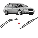 Cumpara ieftin Set 3 stergatoare AUDI A4 B7 Avant (8ED) 2004 - 2008, pentru parbriz si luneta, Valeo Silencio