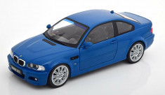 macheta bmw m3 e46 coupe 2000 - solido, scara 1/18, noua. foto