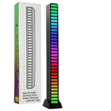 Lumina de ritm, LED Bar RGB cu lumini ambientale si activare sonora, Rohs