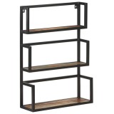 Cumpara ieftin Raft de perete, 60x20x85 cm, lemn masiv reciclat