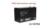 Pachet de baterii de &icirc;nlocuire APC RBC5 (2x 12V 7Ah)