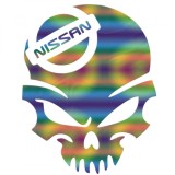 Cumpara ieftin Sticker Nissan skull