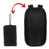 Rucsac pliabil compact CMCLASS 10L negru pentru calatorii, poliester