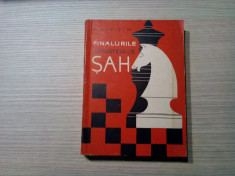 FINALURILE IN PARTIDA DE SAH - G. M. Lisitin - 1960, 553 p.; tiraj: 2620 ex. foto