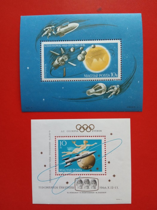 UNGARIA, SPACE - COLIȚE MNH