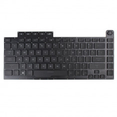 Tastatura Laptop Gaming, Asus, ROG Strix G G531GD, G531GD, G531GT, G531GT, G531GV, G531GV, G531GU, iluminata, conector RGB 20 pini, layout US