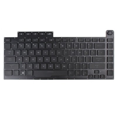Tastatura Laptop Gaming, Asus, ROG Strix G15 G512LI, G512LI, G512LU, G512LU, G512LV, G512LV, G512LW, G512LW, G512LWS, G512LWS, iluminata, conector RGB foto