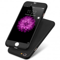 Husa Fullcover iPhone 7 iPhone 8 Black 360? Joyroom + Folie Sticla foto