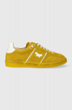 Cumpara ieftin Weekend Max Mara sneakers din piele intoarsă Pacocolor culoarea galben, 2415761094600