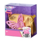 Mini gentuta de mana cu 6 surprize, Real Littles, Handbag, S3, Auriu