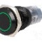 Intrerupator anti-vandalism, ON-(ON), &Oslash;16mm, ONPOW - LAS2-GQF-11E/G/12V/A/FP