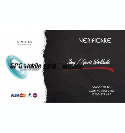 Verificare retea, informatii si garantie Sony / Xperia Verificare retea, informatii si garantie Sony / Xperia