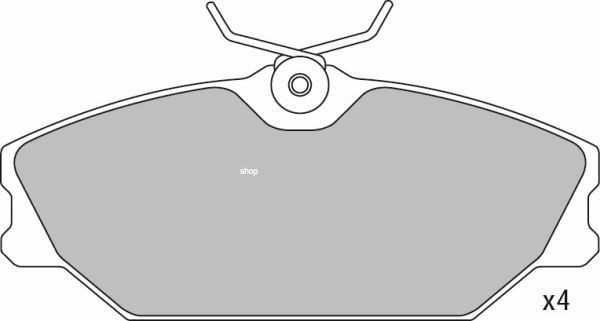 Set placute frana,frana disc RENAULT SCENIC I (JA0/1) (1999 - 2003) KRIEGER 0950006320