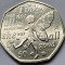 50 pence 2020 Isle of Man/ Insula Man, Tinkerbell, Peter Pan II, km#1669, aunc