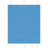 vidaXL Jaluzea plisată albastru 110x100 cm Lățime țesătură 109,4 cm