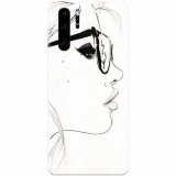 Husa silicon pentru Huawei P30 Pro, Girl Face