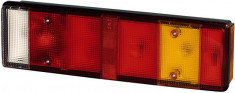 Stop tripla lampa spate dreapta (Semnalizator portocaliu, culoare sticla: rosu) VW LT PLATFORMA SASIU 1996-2006 foto