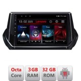 Navigatie Peugeot 2008 2020- Android radio gps internet Octa Core 3+32 Kit-209-2020+EDT-E509-lite LENOVO LITE CarStore Technology