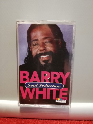 caseta audio Originala BARRY WHITE - SOUL SEDUCTION (1988/ARISTA/RFG) - ca Noua foto