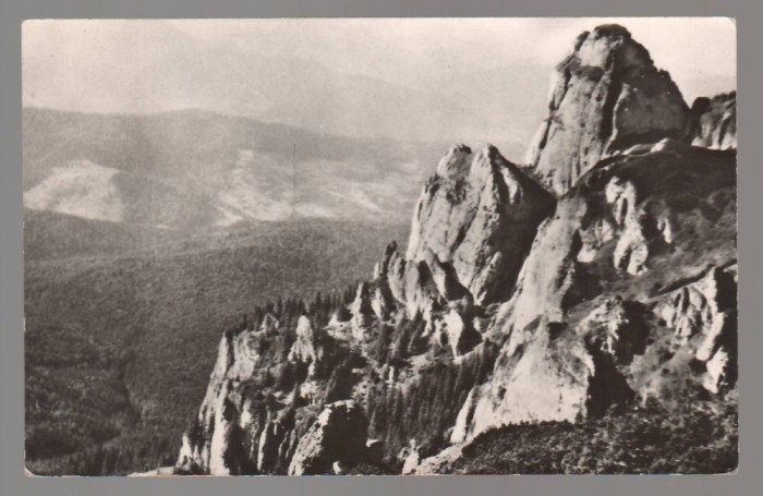 CPIB 23846 CARTE POSTALA - MASIVUL CEAHLAU - VARFUL PANAGHIA, RPR, CIRCULATA, 1972, STAMPILE, TIMBRU