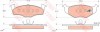 Set placute frana,frana disc VW LUPO (6X1, 6E1) (1998 - 2005) TRW GDB1274