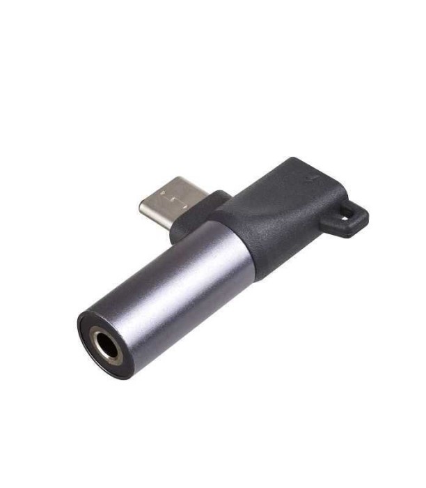 Adaptor USB 3.0 Jack 3.5 mm mama + USB type C mama alimentare la USB
