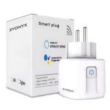 Priza inteligenta WiFi HAWIRE 16A 3500W, Control din aplicatie, Functie timer, Inregistrare consum energie, Control vocal Alexa si Google Home, Alb