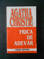 AGATHA CHRISTIE - FRICA DE ADEVAR foto