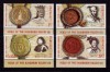 ✅RO 2021 LP 2330 &quot;Peceți ale domnitorilor rom&acirc;ni (II)&quot; , serie+tabs ( din stanga sau dreapta mc ) , MNH, Nestampilat