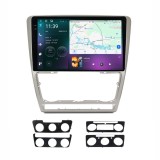 Cumpara ieftin Navigatie dedicata cu Android Skoda Octavia II 2009 - 2013, gri, 12GB RAM,