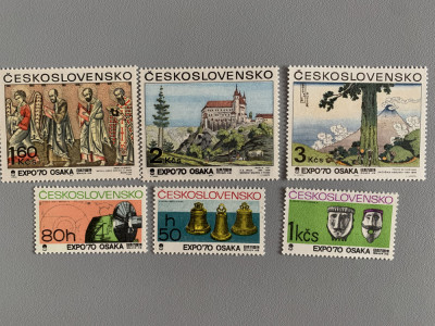 Timbre Cehoslovacia, nestampilate MNH foto
