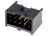 Conector soclu dreptunghiular 2,54mm aurit