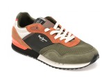 Pantofi sport PEPE JEANS kaki, MS40021, din material textil