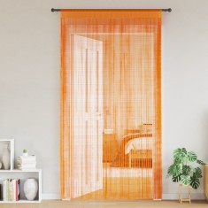 vidaXL Perdele șir 2 buc Portocaliu 140x250 cm 4102044