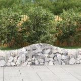 Coșuri gabion arcuite 20 buc, 200x30x40/60 cm, fier galvanizat