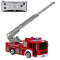 Masinuta cu telecomanda de jucarie, model vehicul pompieri, rosu, 8&amp;#215;18 cm
