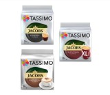Set 3 x Capsule cafea, Jacobs Tassimo mixed pack, 40 bauturi, 48 capsule