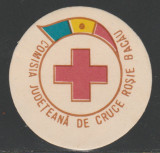 1976 Romania - Vigneta Comisia judeteana de Cruce Rosie Bacau