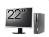 Pachet Calculator Refurbished LENOVO ThinkCentre M910s SFF, Intel Core i5-6500 3.20GHz, 8GB DDR4, 256GB SSD + Monitor 22 Inch + Windows 10 Home NewTec