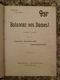 Balancez Vos Dames! Roman Inedit - Photographies De E. Lagrange ,554233