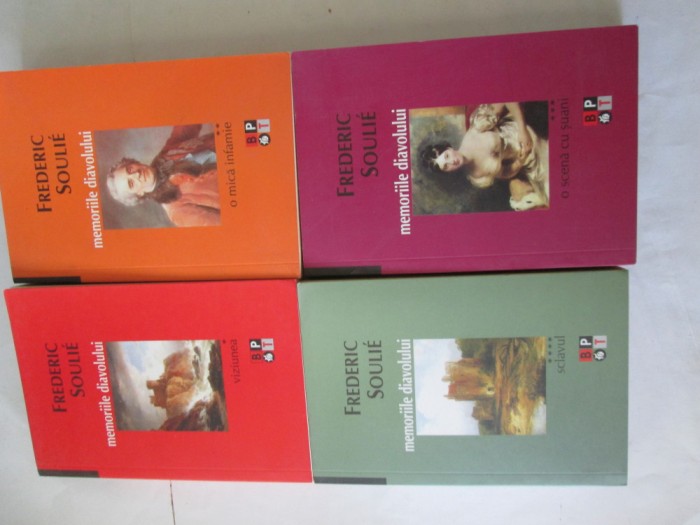 Frederic Soulie - Memoriile diavolului (4 volume)