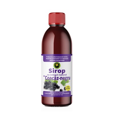 Sirop Coacaz Negru Fara Zahar 500 mililitri Hypericum foto