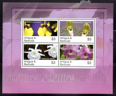 ANTIGUA&amp;amp;BARBUDA 2007, Flora, bloc neuzat, MNH foto