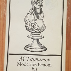 Modernes Benoni bis Wolga-Gambit de M. Taimanow Sah-germana