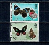 Belize 1978 - Fluturi, supratipar Defense Force, serie neuzata