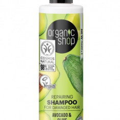 Sampon pentru par uscat cu avocado si masline, 280ml, Organic Shop