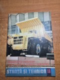 stiinta si tehnica noiembrie 1982 - tractorul cu biogaz ,dacia cu motorina , tramvaiul romanesc tip V2A