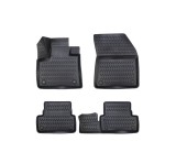 Covorase Auto Tip Tavita Cauciuc PSN Skoda Enyaq 2020-2024, Negre, Fata + Spate, Fixare Podea