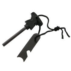 Amnar pentru camping DEPOX&reg;, Best Survival, otel inoxidabil, 11.5 cm, negru